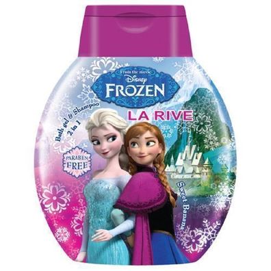 La Rive Disney Gefrorenes Shampoo und Duschgel 2in1, 250ml mit Süßem Bananenduft