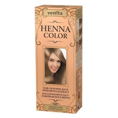 Venita Henna Color Balsam Dunkelblond, 75ml - Intensive Haarpflege