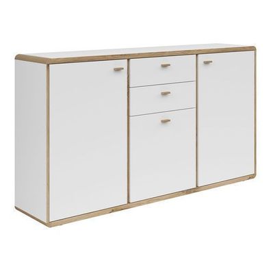 Kommode Ronda Sideboard Schubladenschrank 39 x 158 x 91 , Braun