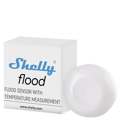 Shelly Flood – kabelloser Überschwemmungssensor mit Temperaturmessung für Smart Home