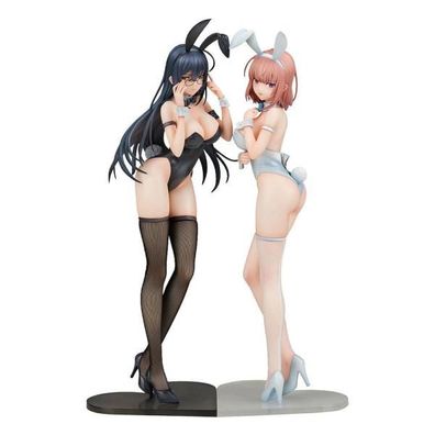 Ikomochi Original Character Statuen 1/6 Black Bunny Aoi & White Bunny Natsume 30 - 31