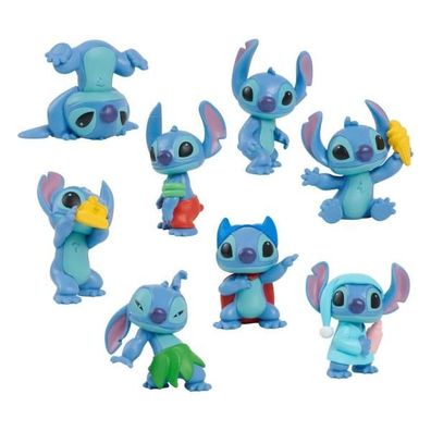 Lilo & Stitch Minifiguren 8er-Pack Stitch Collectible Figure Set 7 cm