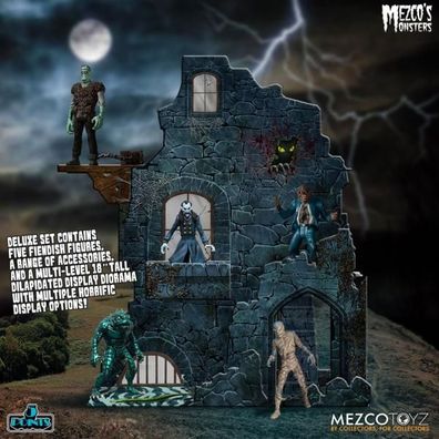 Mezco's Monsters 5 Points Actionfiguren Tower of Fear Deluxe Box Set 9 cm