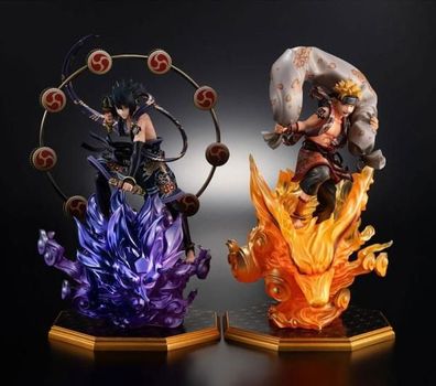 Naruto Shippuden Precious G.E.M. Series PVC Statuen Naruto Uzumaki Wind God & Sasuke