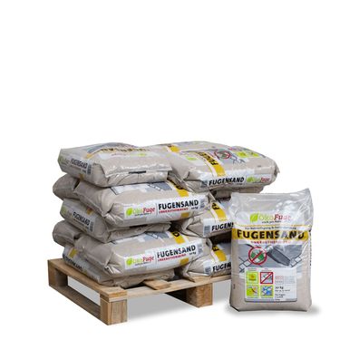 ÖkoFuge Fugensand Grau 20kg x 15 Sack 300kg Palette