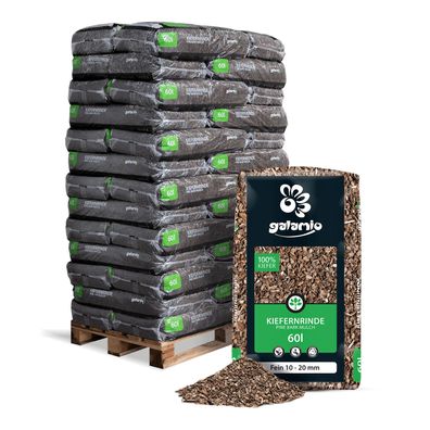 Galamio Rindenmulch Kiefer Fein 60l x 39 Sack 2340l Palette