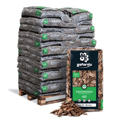 Galamio Rindenmulch Kiefer Grob 60l x 39 Sack 2340l Palette