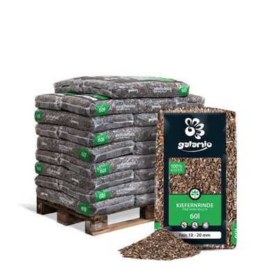 Galamio Rindenmulch Kiefer Fein 60l x 26 Sack 1560l Palette