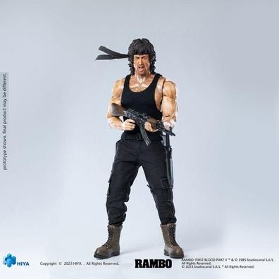 Rambo Exquisite Super Series Actionfigur 1/12 First Blood II John Rambo 16 cm