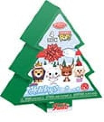 Rudolph Holiday 2024 Pocket POP! Vinyl Schlüsselanhänger 4er-Pack Tree Holiday Box