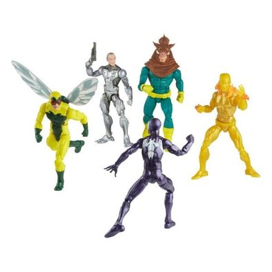 Spider-Man Marvel Legends Actionfiguren 5er-Pack Spider-Man, Silvermane, Human Fly, M