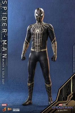 Spider-Man: No Way Home Movie Masterpiece Actionfigur 1/6 Spider-Man (Black & Gold Su