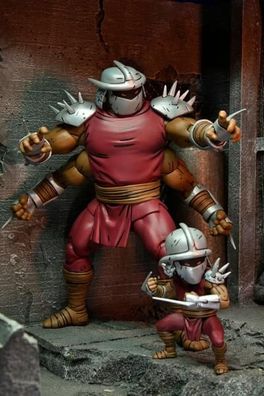 Teenage Mutant Ninja Turtles (Mirage Comics) Actionfigur Shredder Clone & Mini Shredd