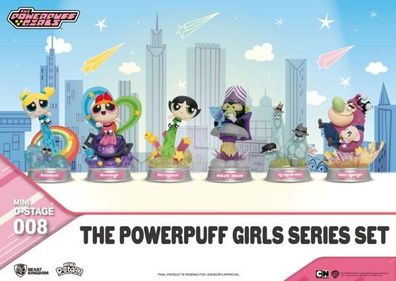 The Powerpuff Girls Mini Diorama Stage Statuen The Powerpuff Girls Series Set 12 cm