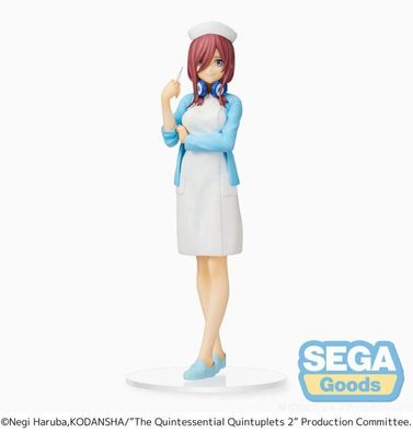 The Quintessential Quintuplets 2 SPM PVC Statue Miku Nakano Nurse Ver. 21 cm