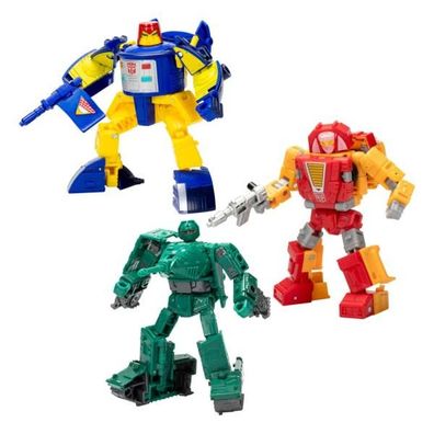 Transformers Legacy United Deluxe Class Actionfiguren 3er-Pack Go-Bot Guardians 14 cm