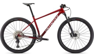 Specialized Chisel Comp Mountainbike Gloss Red Tint / Brushed White