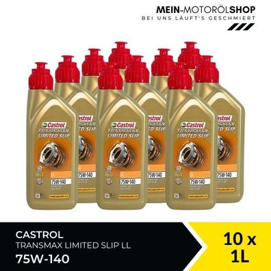 Castrol Transmax Limited Slip 75W-140 LL 10x1 Liter