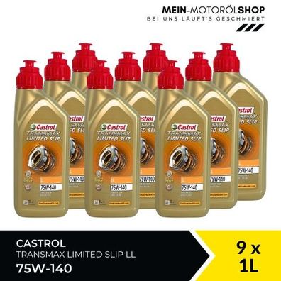 Castrol Transmax Limited Slip 75W-140 LL 9x1 Liter