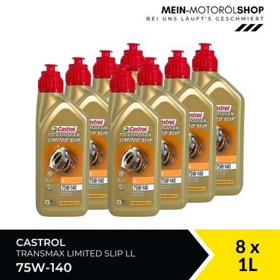 Castrol Transmax Limited Slip 75W-140 LL 8x1 Liter