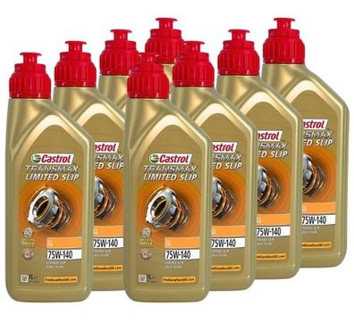 Castrol Transmax Limited Slip 75W-140 LL 8x1 Liter