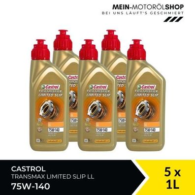 Castrol Transmax Limited Slip 75W-140 LL 5x1 Liter