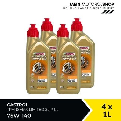 Castrol Transmax Limited Slip 75W-140 LL 4x1 Liter