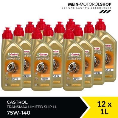 Castrol Transmax Limited Slip 75W-140 LL 12x1 Liter