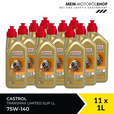 Castrol Transmax Limited Slip 75W-140 LL 11x1 Liter