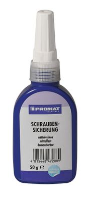 Schraubensicherung 50g mf. mv. blau Flasche PROMAT Chemicals