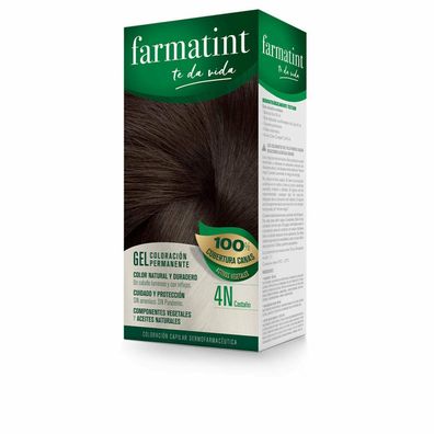 Farmatint Permanent Color Gel 4n Brown 150ml