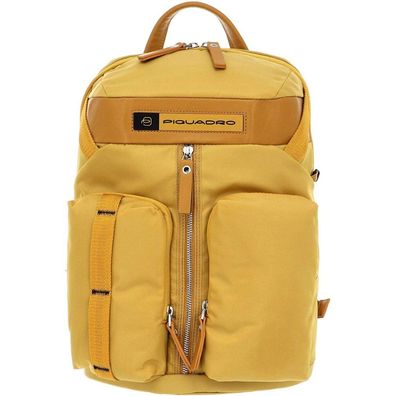 Piquadro Backpack Pq-Bios Regenerated Yellow -Ca5038Bio-G