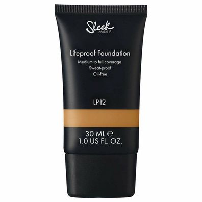 Sleek Makeup Lifeproof Foundation Öl frei Lp12 30ml