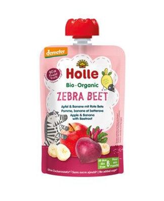 Holle 3x Zebra Beet - Apfel & Banane mit Rote Bete 100g