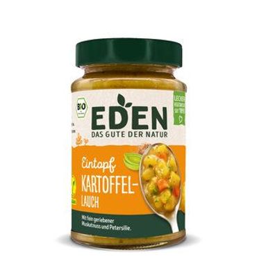 EDEN 6x Eintopf Kartoffel-Lauch Bio 400g