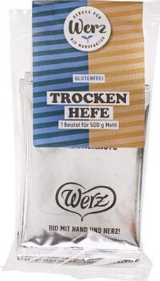 Naturkornmühle Werz 6x Trockenhefe, glutenfrei 5x9g