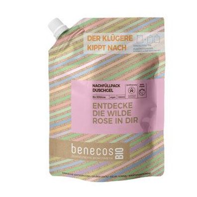 benecos 6x benecosBIO Nachfüllbeutel 1000 ml Duschgel BIO-Wildrose - Entdecke