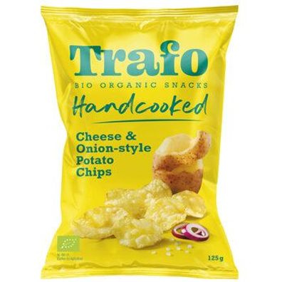 Trafo 3x Handcooked Chips Cheese & Onion 10x125g 125g