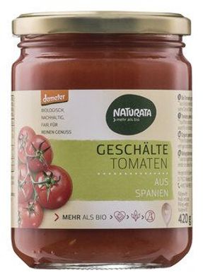 Naturata 6x Geschälte Tomaten in Tomatensaft 420g