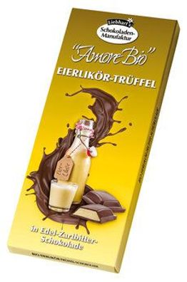 Liebhart´s Gesundkost 6x Bio-Eierlikör in Edel ZB Schokolade 100g