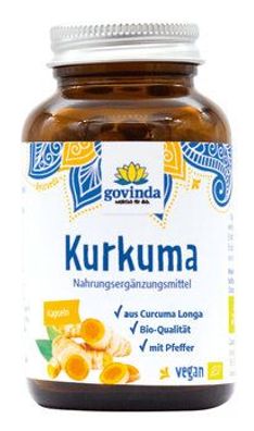 Govinda 6x Bio Kurkuma-Kapseln 45 g 45g