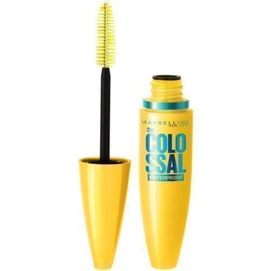 Maybelline Colossal Wasserfeste Mascara Schwarz, 10.7ml - Intensiver Volumen-Look fér