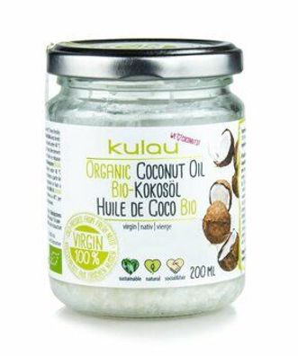 KULAU 3x KULAU Bio-Kokosöl 200 ml 200ml