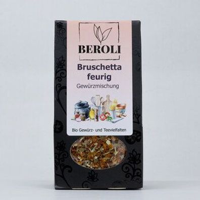 Bio Beroli 3x Bruschetta Zubereitung feurig Beroli 50g