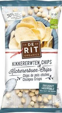 deRit Kichererbsen-Chips Meersalz 75g