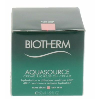 Biotherm Aquasource Creme Face Cream 50ml Dry Skin