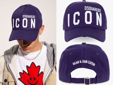 Dsquared2 Be Icon Baseballcap Cap Kappe Basebalkappe Mütze Hat Hut New Bnwt