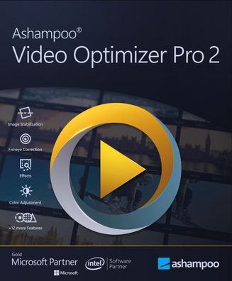 Ashampoo Video Optimizer PRO 2, Windows 11/10, 1 PC, Dauerlizenz, Download