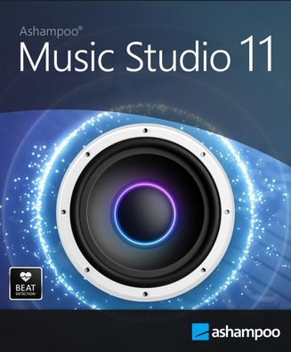 Ashampoo Music Studio NEUE Version 11, Windows 11/10, 1 PC, Dauerlizenz, ownload