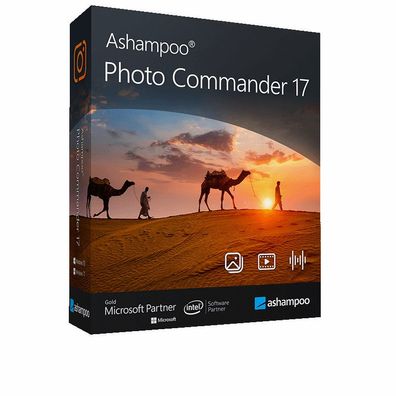 Ashampoo Photo Commander 17, Windows 10/11 (64-Bit), 3 PC, Dauerlizenz, Download